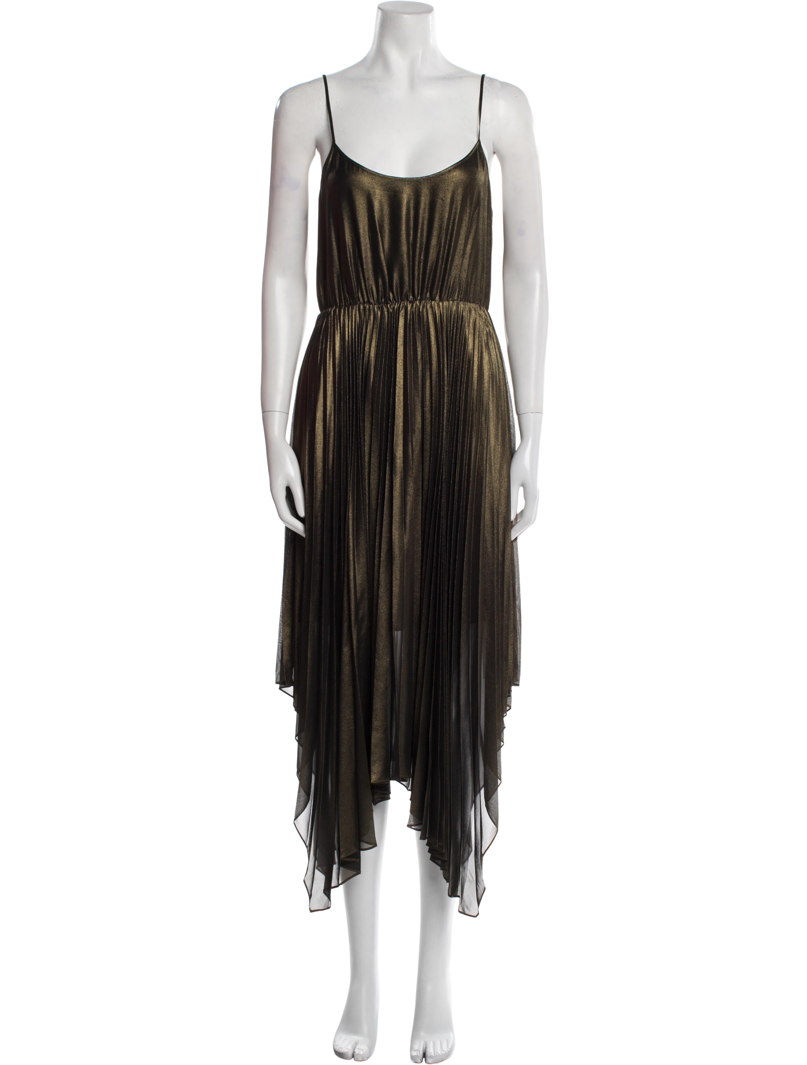 AllSaints Striped Long Dress